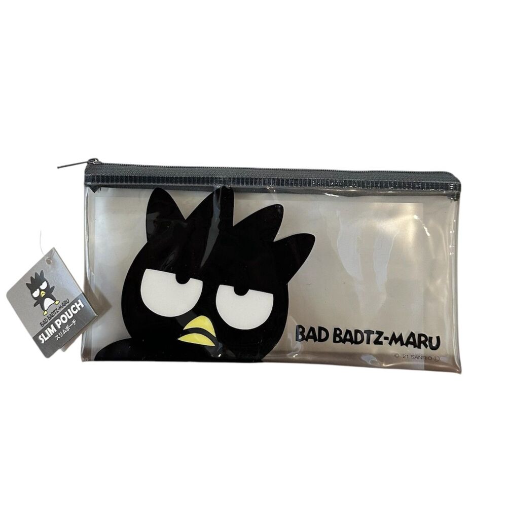 Sanrio BADTZ MARU Slim Pouch Clear